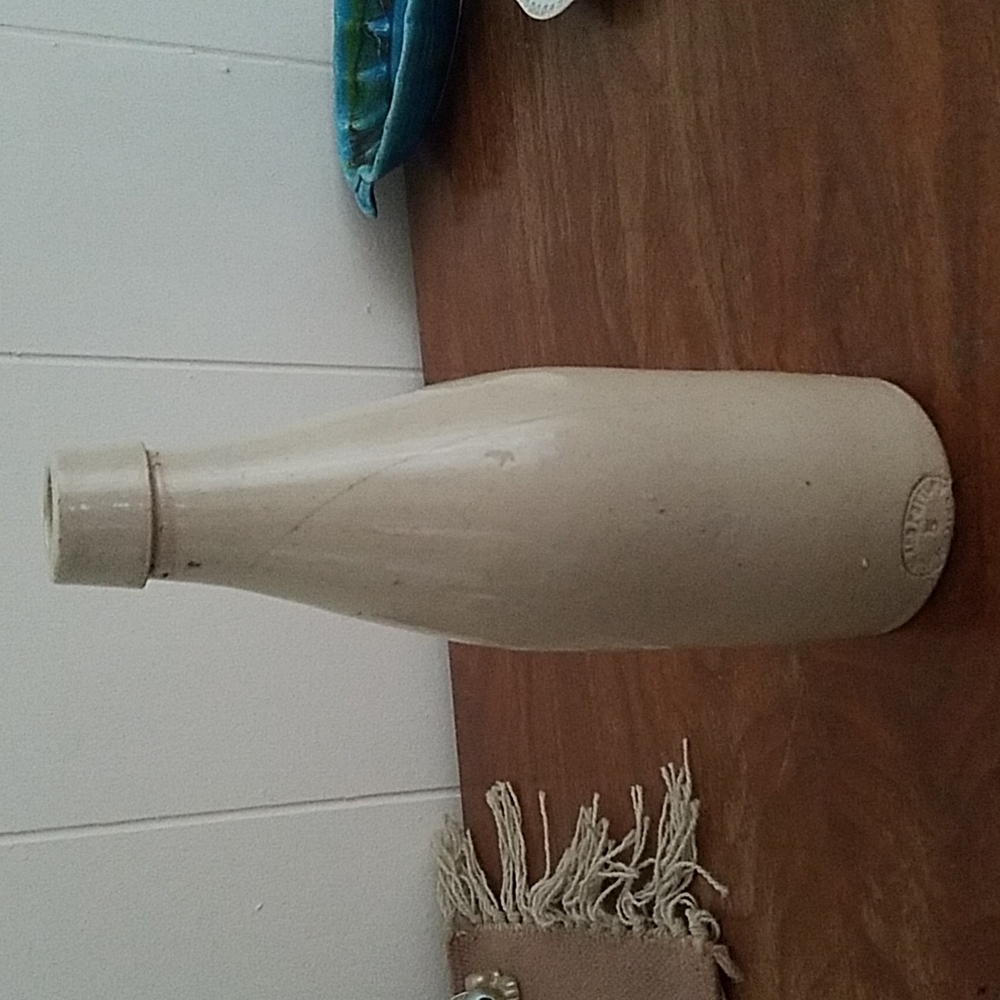 Antique English ginger beer bottle